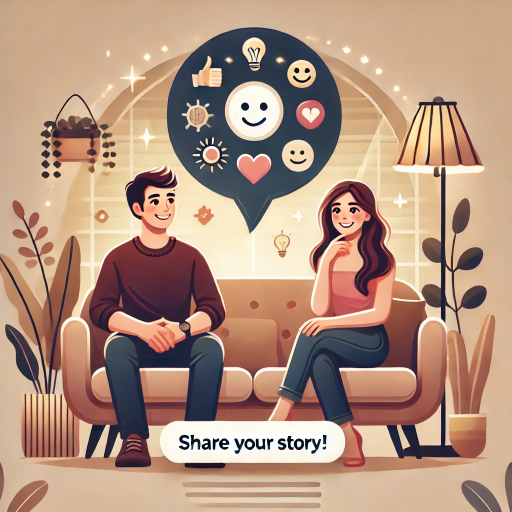 Komunikasi pasangan

Kelas pranikah

Bahasa cinta

Humor dalam hubungan

Tips komunikasi pasangan

Gaya komunikasi remaja

Memulai komunikasi dengan pasangan

Tips hubungan harmonis