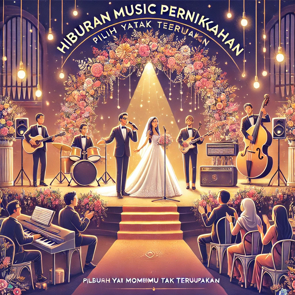 Hiburan musik pernikahan

Live band pernikahan

DJ pernikahan

Musik tradisional

Kelas pranikah

Playlist pernikahan

Tips memilih musik pernikahan

Lagu romantis pernikahan
