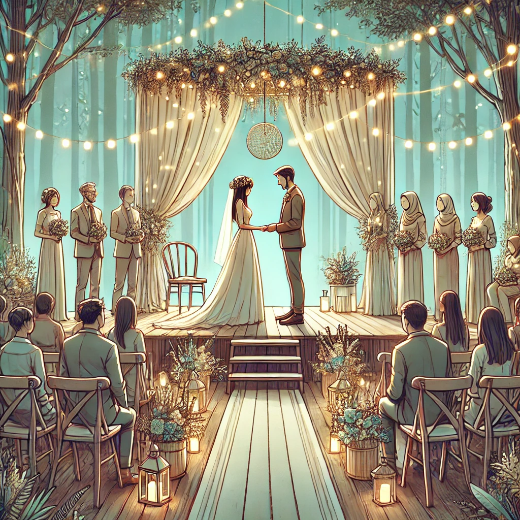 Pernikahan sederhana tanpa pelaminan

Konsep pernikahan minimalis

Pernikahan hemat biaya

Kelas pranikah

Pernikahan intim

Pernikahan outdoor

Akad nikah sederhana

Pesta kebun pernikahan

Pernikahan tanpa resepsi

Pernikahan virtual