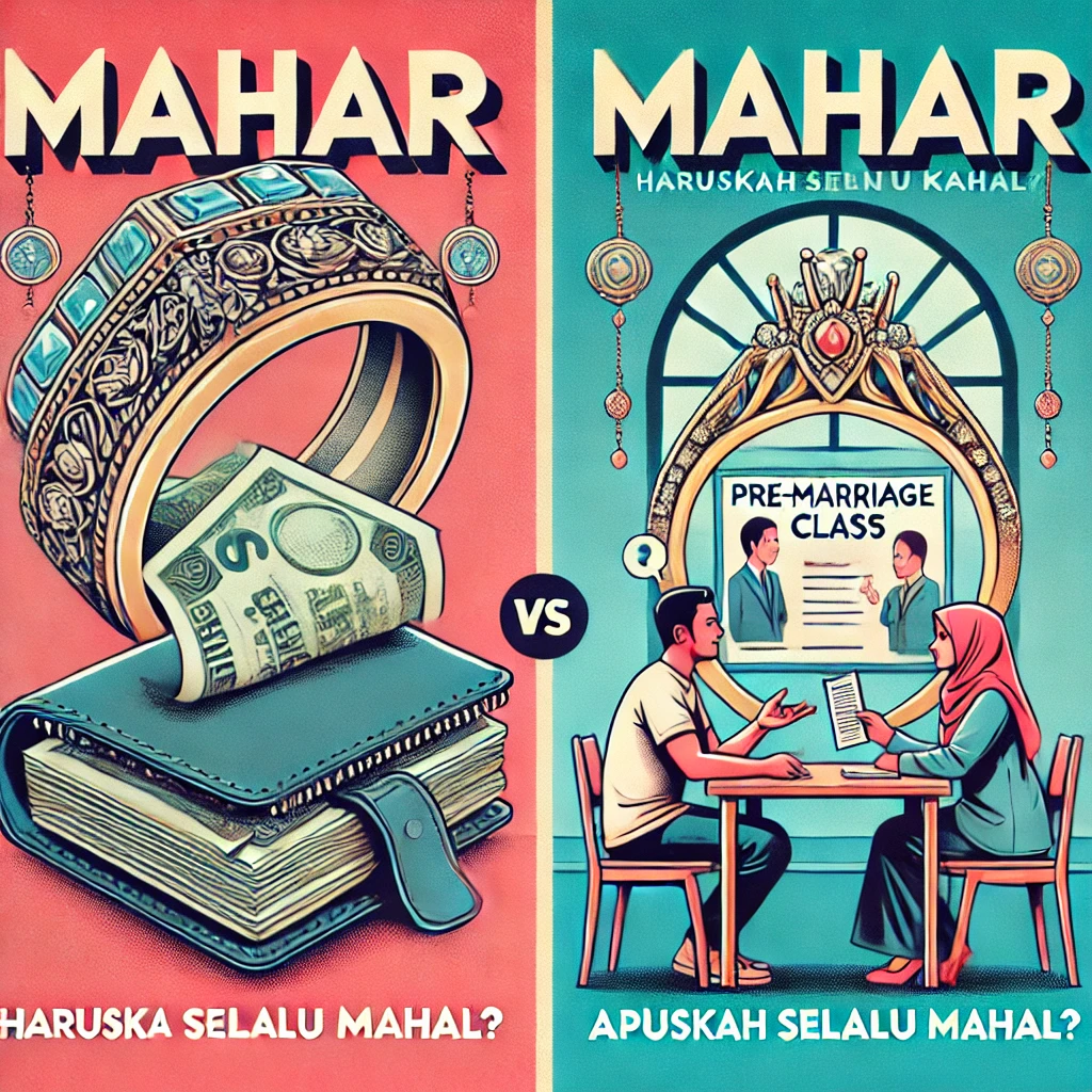 Mahar pernikahan

kelas pranikah

tradisi pernikahan

mahar simbolis

pengelolaan keuangan pernikahan

diskusi mahar

pandangan mahar