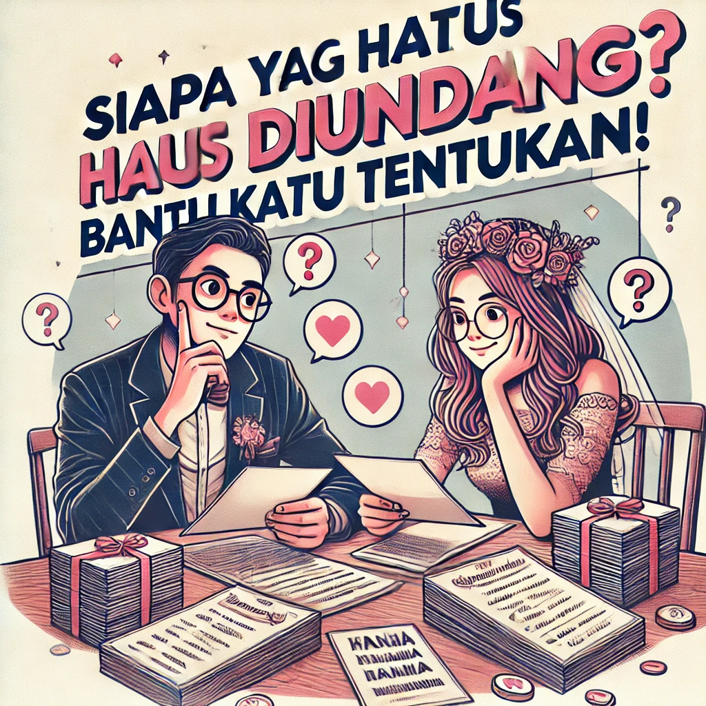 daftar tamu pernikahan

kelas pranikah

cara menyusun daftar tamu

perencanaan pernikahan

anggaran pernikahan

tamu VIP

tamu biasa

tamu acquaintance

pernikahan bahagia

teman dekat dan keluarga