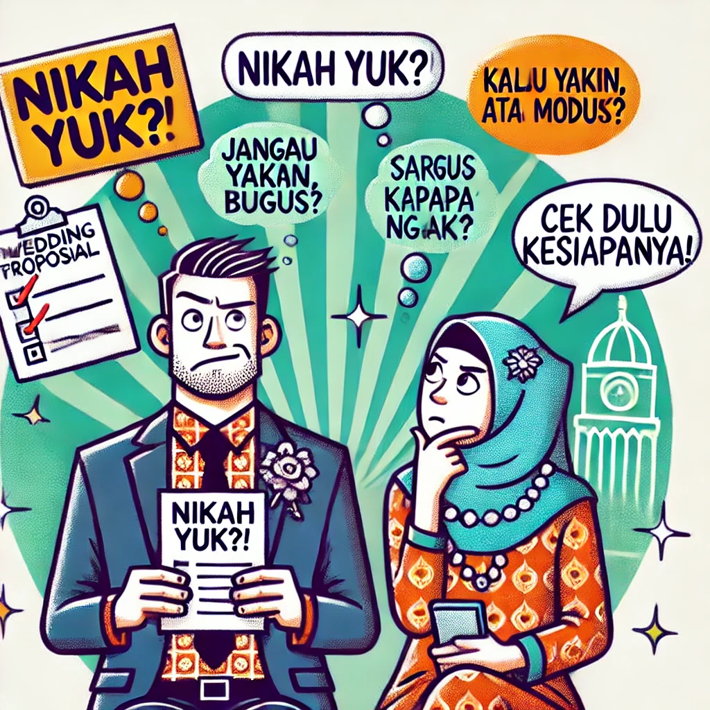 modus ajak nikah

Modus ajak nikah yang harus diwaspadai

Kesiapan mental dan finansial sebelum menikah

Tanda-tanda ajakan nikah yang serius

Nikah cepat vs menunggu kesiapan, mana yang lebih baik?

Kelas pranikah dan pentingnya memahami komitmen pernikahan

Mengapa banyak orang terburu-buru menikah?

Modus pernikahan dalam hubungan asmara

Kelebihan dan kekurangan menikah cepat

Tips menghindari ajakan nikah yang hanya sekadar modus
