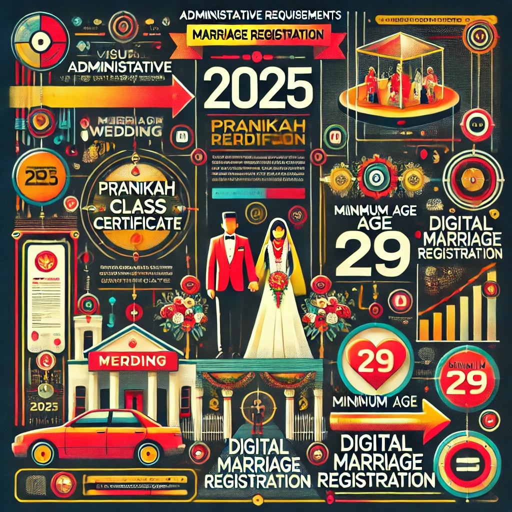 
Syarat administrasi nikah 2025



Kelas pranikah



Syarat daftar nikah terbaru



Biaya nikah 2025



Daftar nikah online



Tes kesehatan pranikah



Cara daftar nikah di KUA