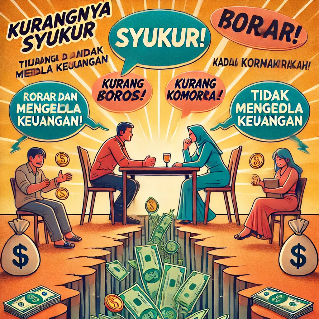 Penghalang rejeki rumah tangga  

Cara membuka pintu rejeki dalam rumah tangga

Kebiasaan yang bisa menghambat rejeki keluarga

Manajemen keuangan dalam rumah tangga

Pentingnya komunikasi dalam hubungan suami istri

Kelas pranikah dan persiapan finansial dalam pernikahan

Perdebatan rejeki: takdir atau usaha?

Mengapa rumah tangga bisa mengalami kesulitan ekonomi?

Cara bersyukur agar rejeki lebih berkah

Rahasia mendapatkan rejeki yang melimpah dalam keluarga
